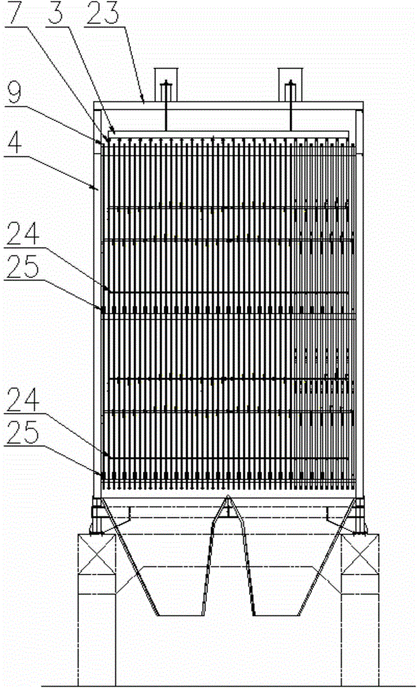 High-temperature electric dust-removing system for flue gas of industrial kilns