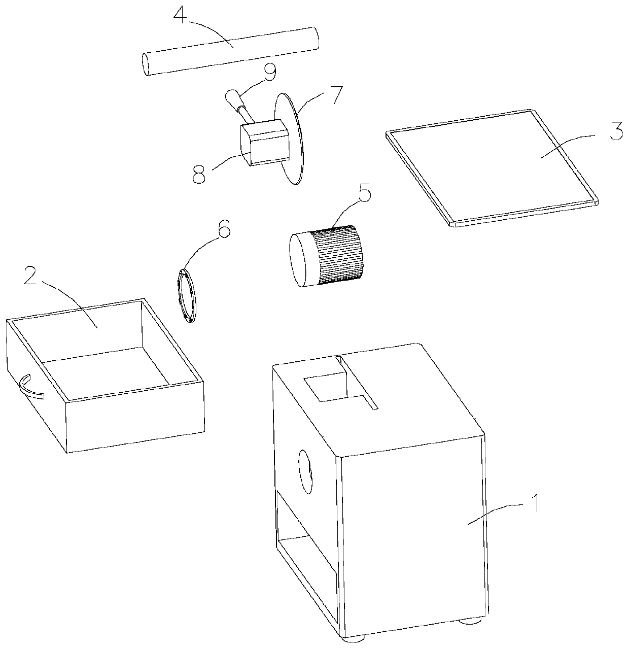 Small detection system for quickly and automatically detecting characteristic parameters of grooved filter rod