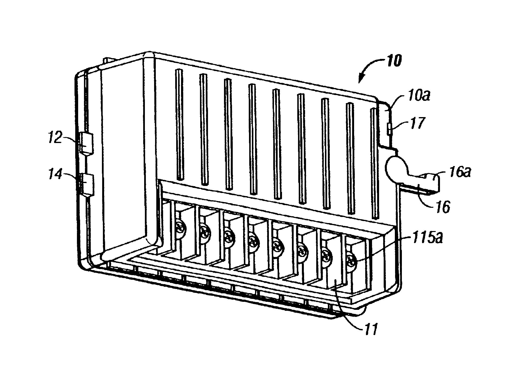 Positive station module locking mechanism for expandable irrigation controller