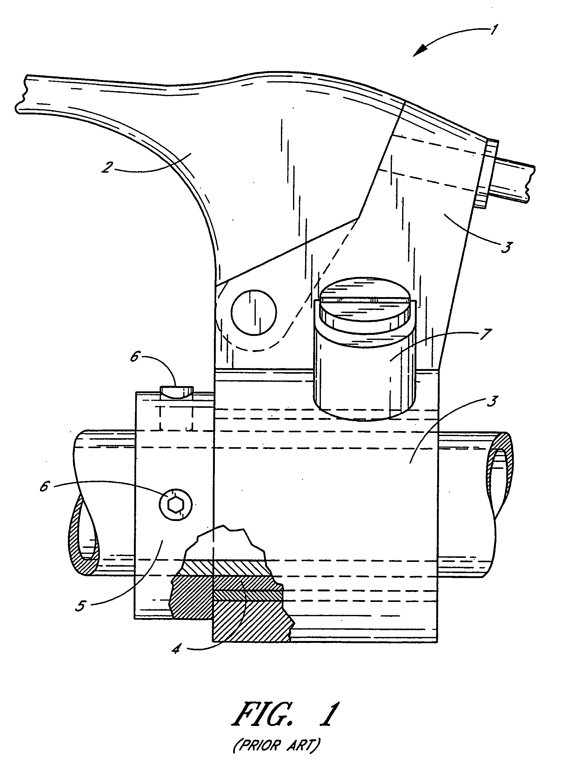 Rotatable control lever mount