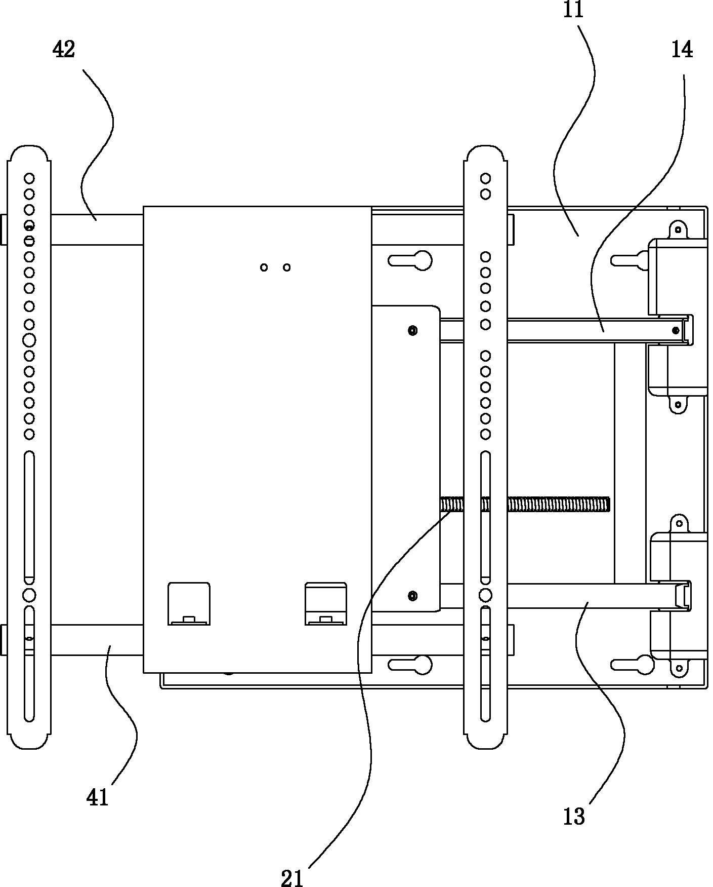 Fixing device for television