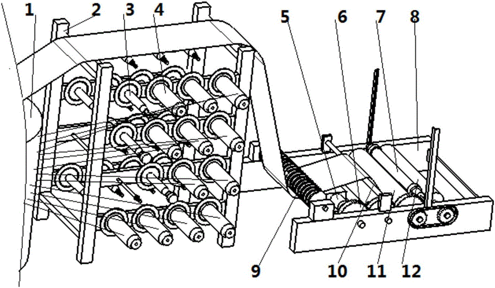 Rolling holder for cloth weaving machine