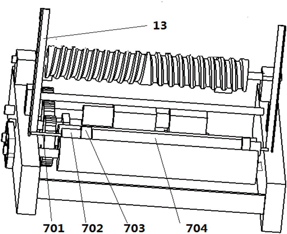 Rolling holder for cloth weaving machine