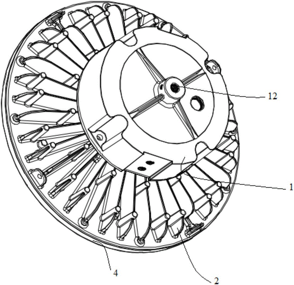 Mining lamp with built-in power supply