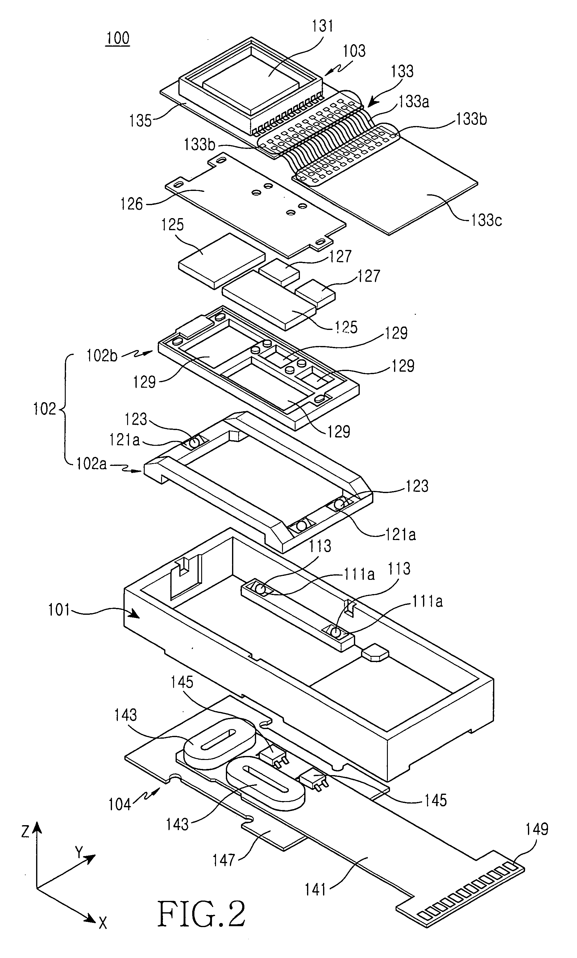 Optical image stabilizer for camera lens assembly