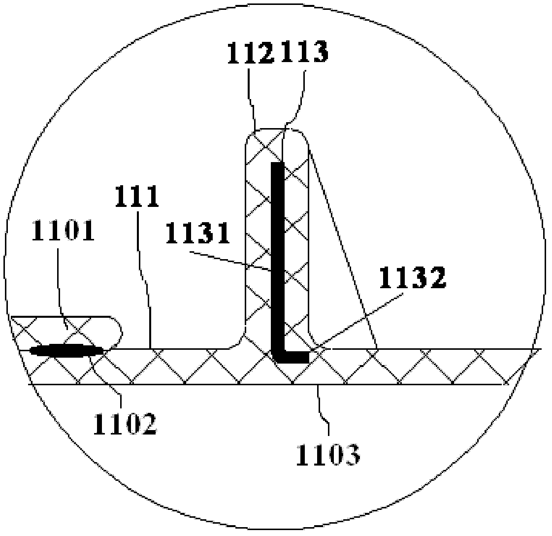 Reinforced thermoplastic composite structure wall-pipe pipe workpiece and strip material and complete set of production devices thereof