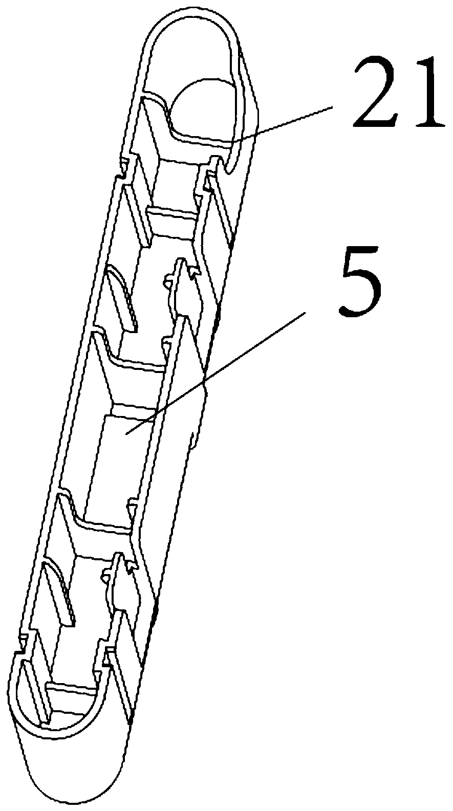 Handle pop-up structure of change-over switch