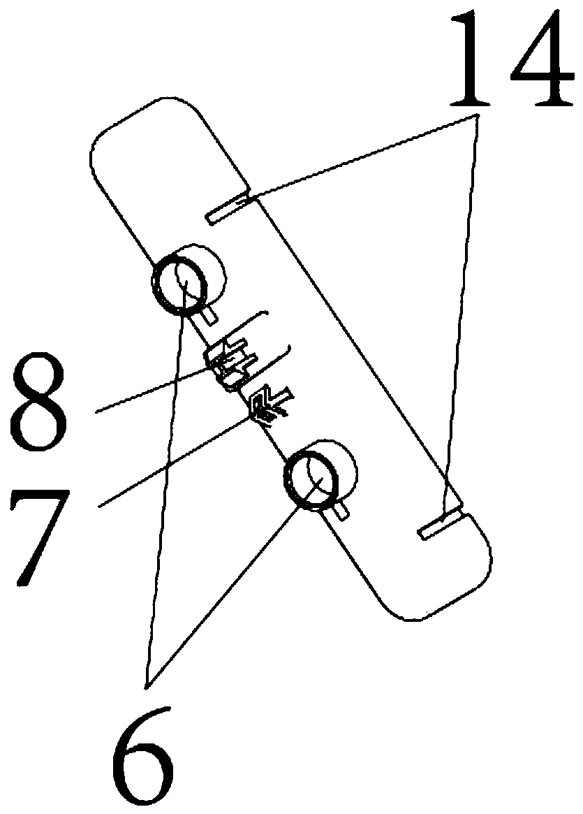 Handle pop-up structure of change-over switch