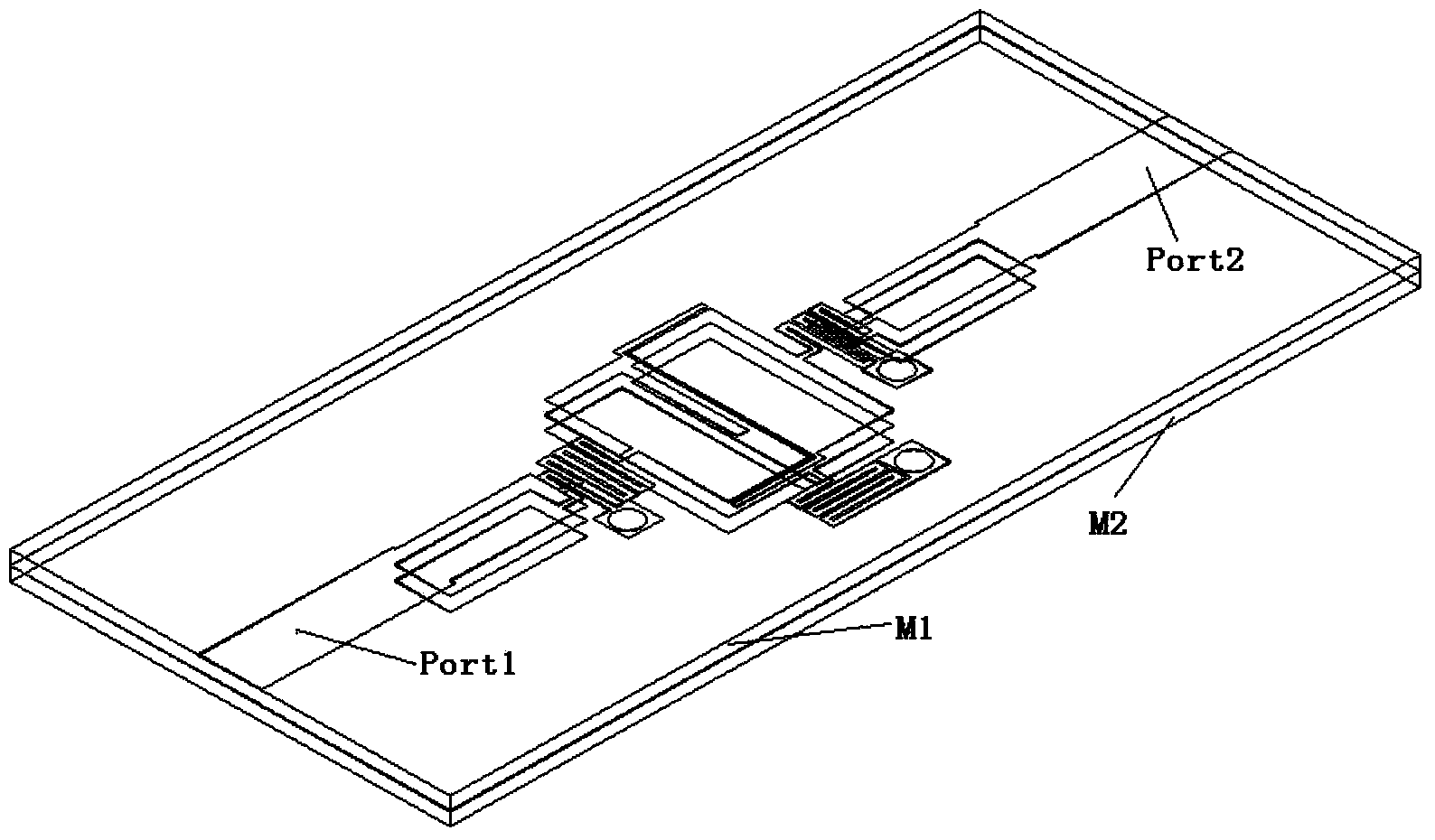 Broad band band-pass filter