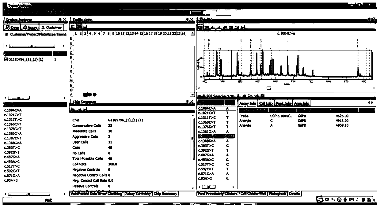 Primer sequence and kit for detecting glucose-6-phosphate dehydrogenase (G6PD) gene mutation