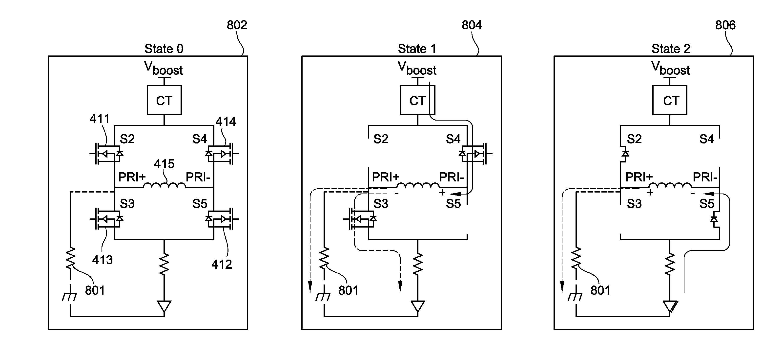 Multiplexing drive circuit for an ac ignition system with current mode control and fault tolerance detection