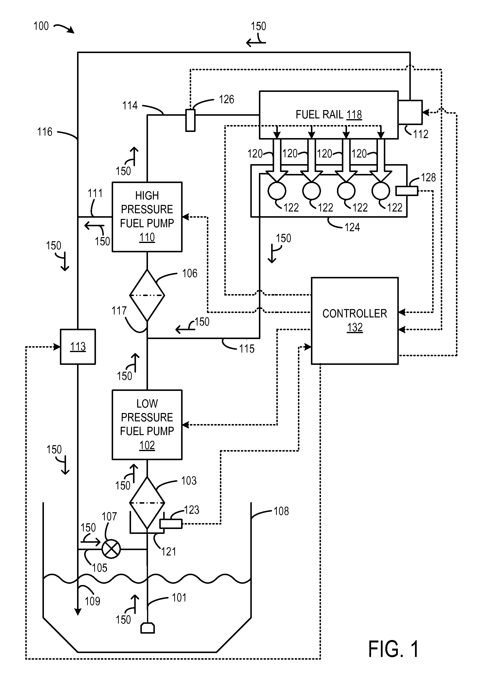 Multi-staged fuel return system