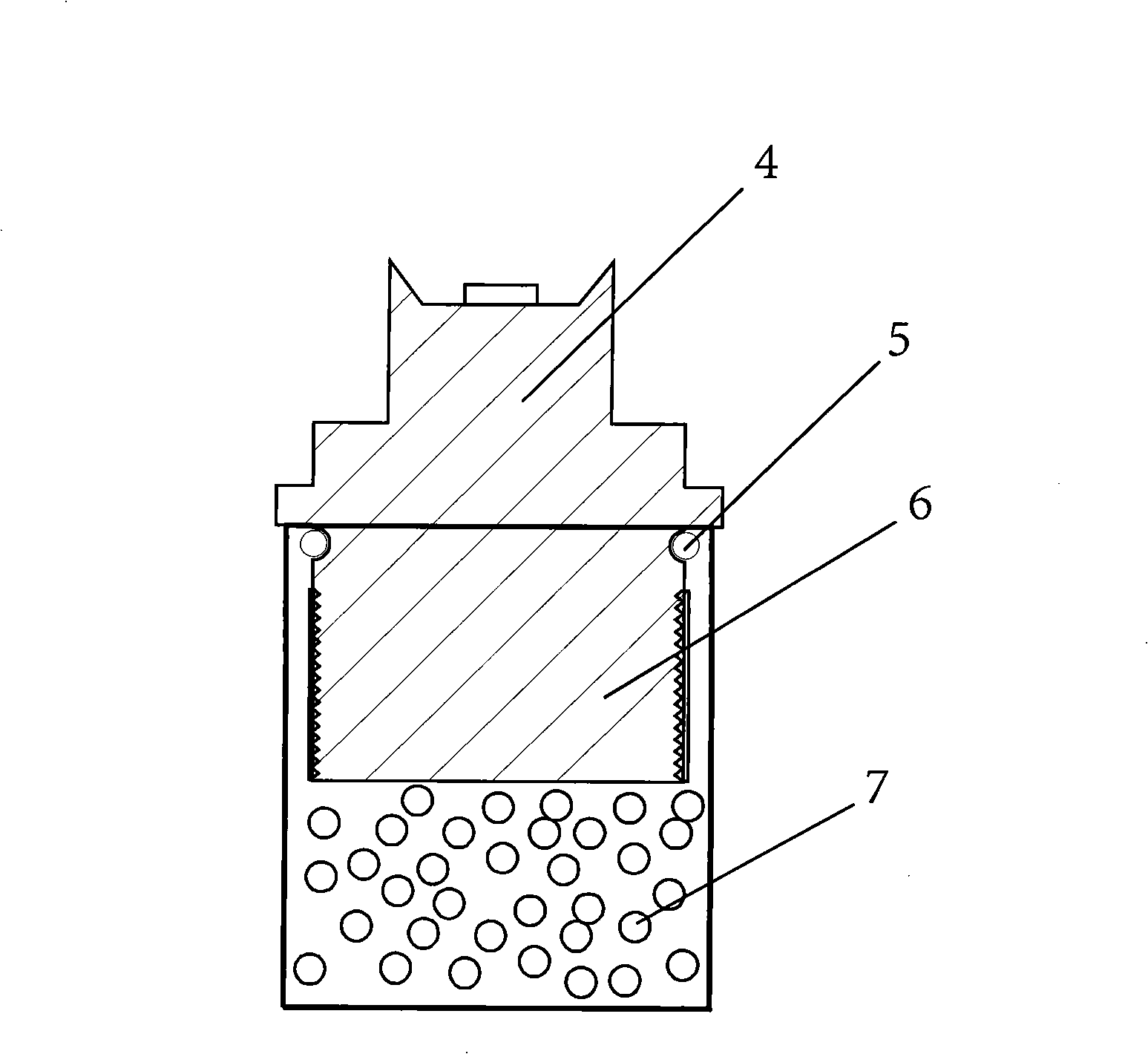 Radiating structure of LED