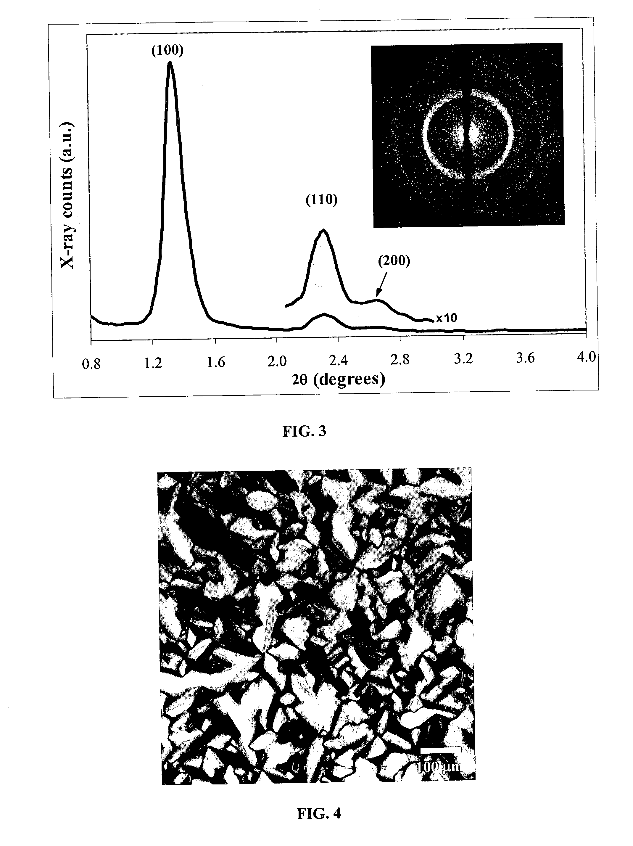 Liquid crystal-templated conducting organic polymers