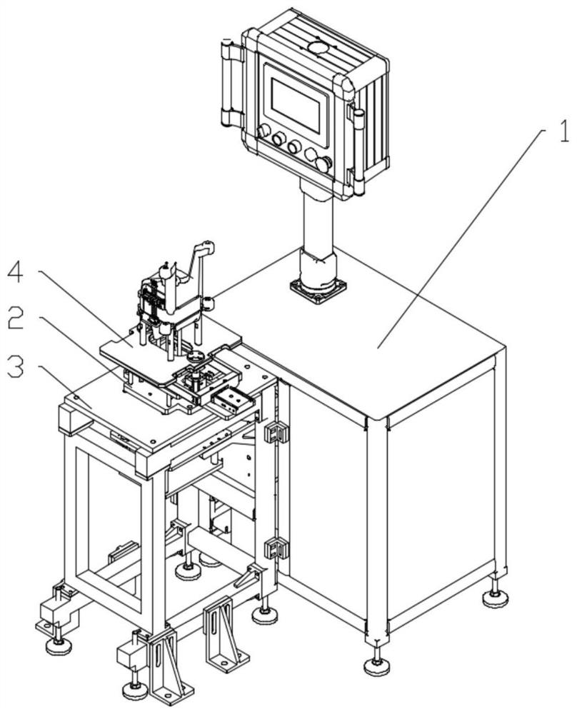 Device for detecting deformation of motor wave gasket and pull-down mechanism