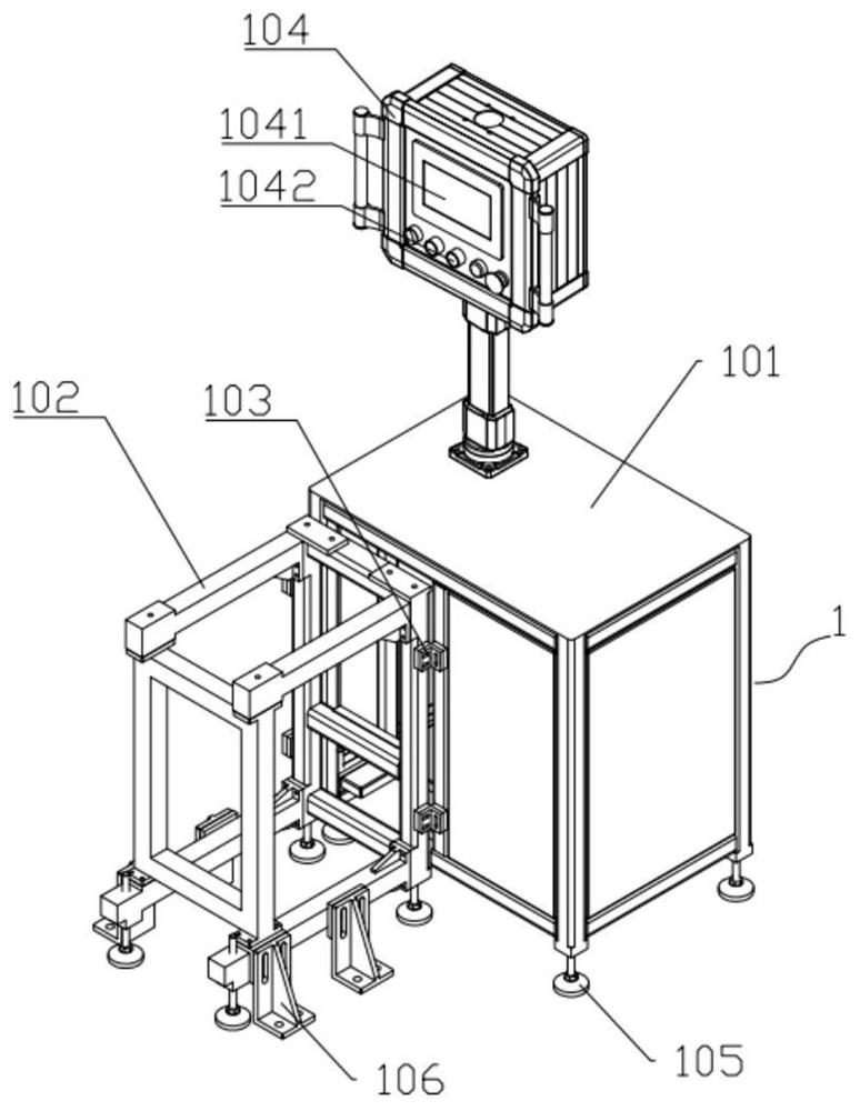 Device for detecting deformation of motor wave gasket and pull-down mechanism