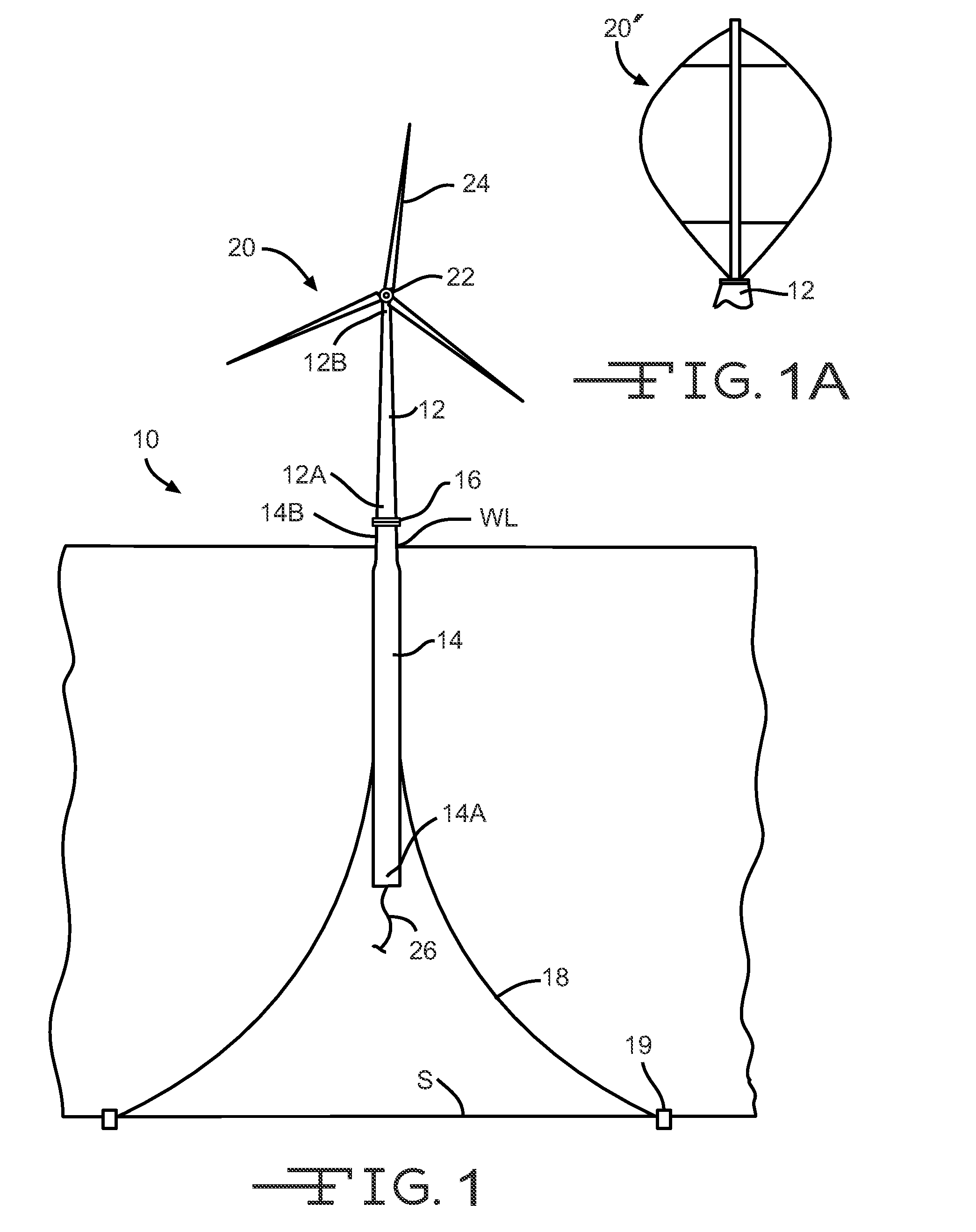 Floating hybrid composite wind turbine platform and tower system