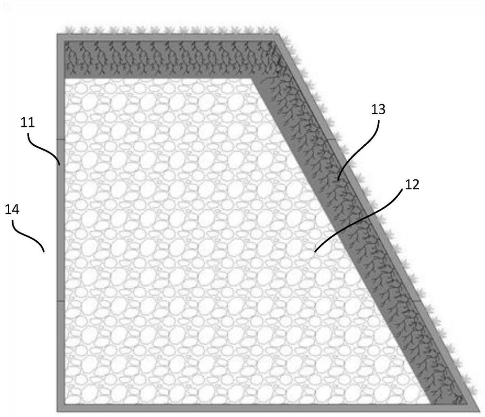 Fabricated ecological retaining wall and safety checking calculation method thereof