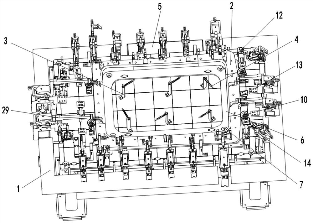 Dust removing and blowing device for binding equipment