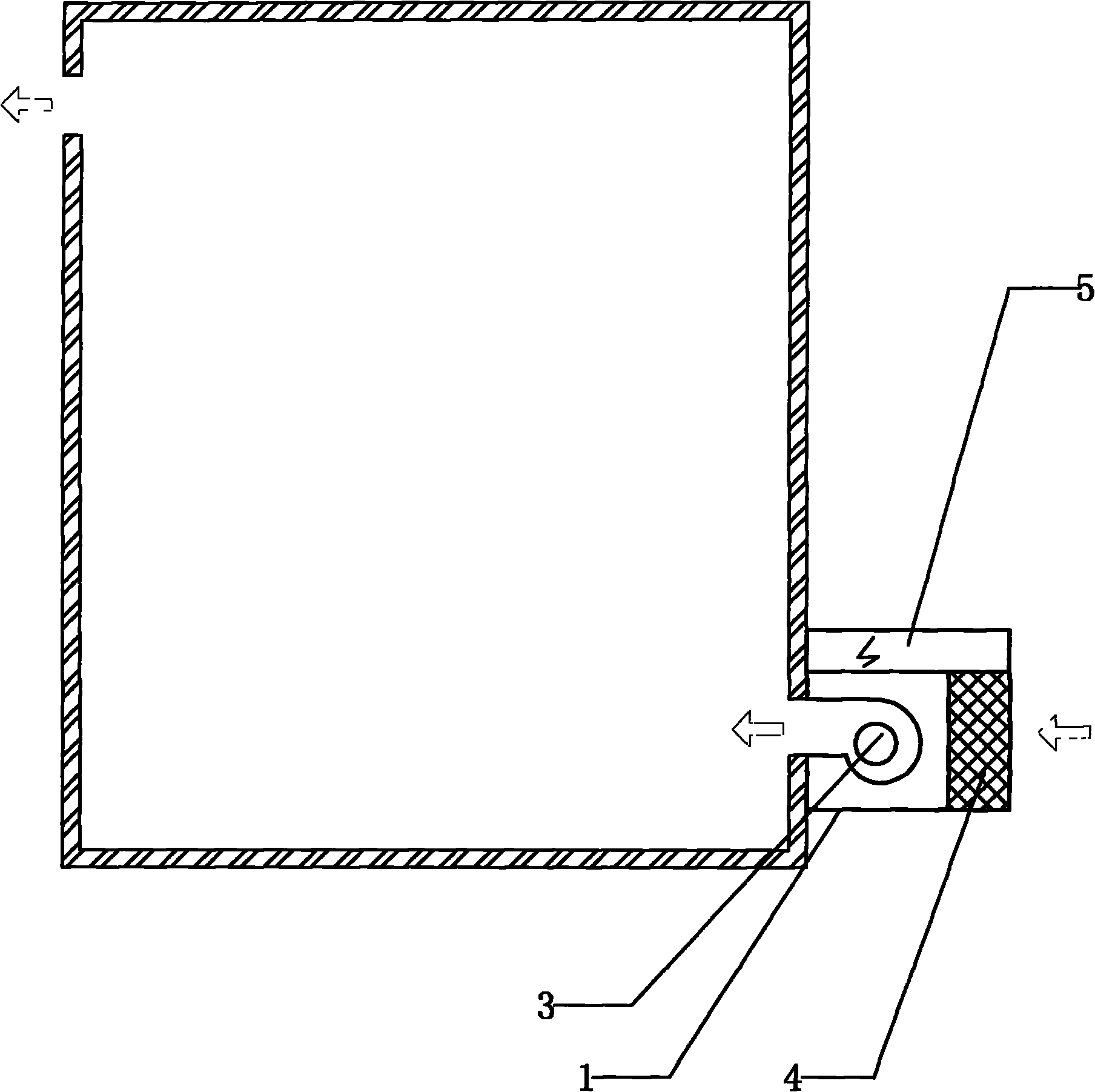 Self-cleaning Intelligent ventilation device and utilization method thereof