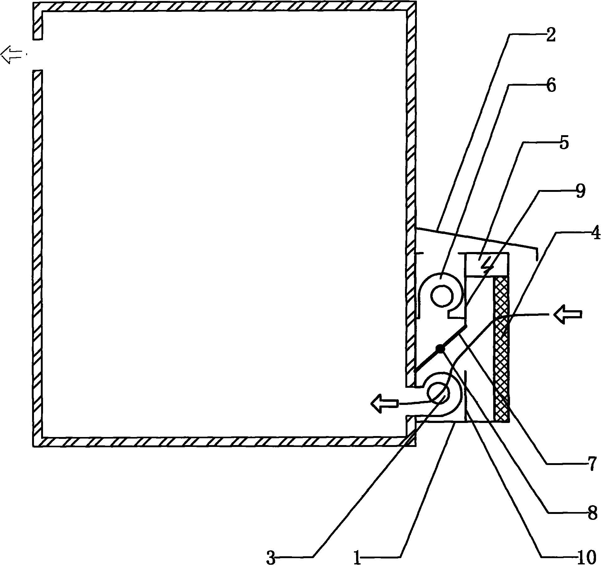 Self-cleaning Intelligent ventilation device and utilization method thereof