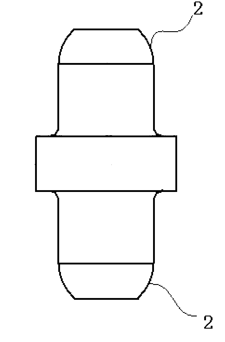 Chain shaft of chain saw