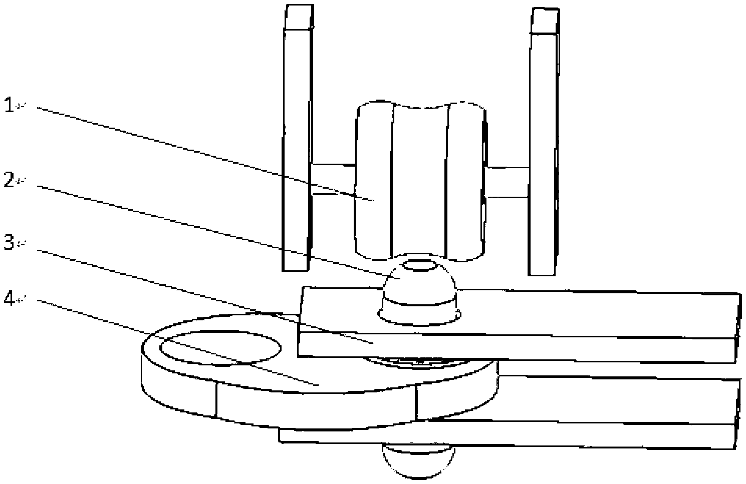 Chain shaft of chain saw