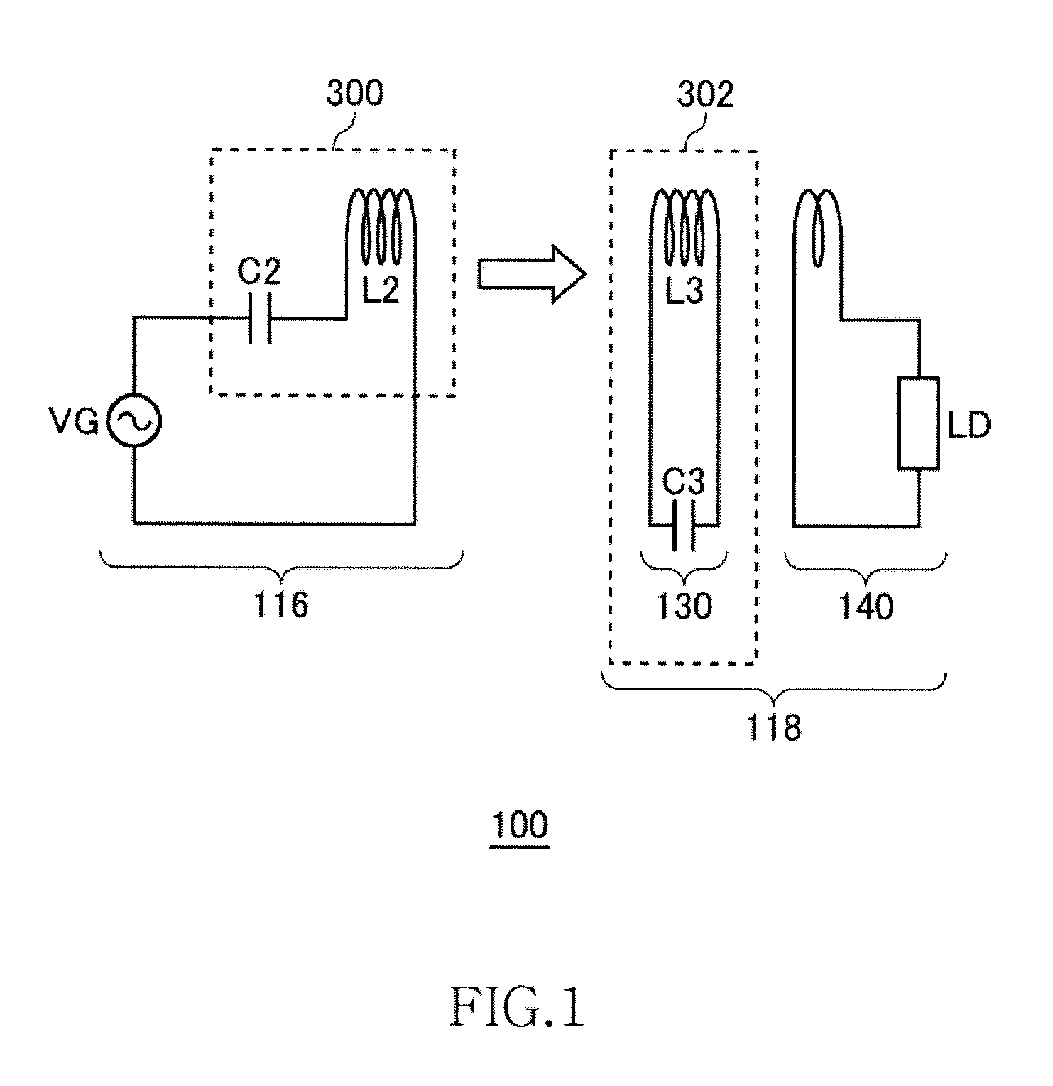 Wireless power feeder and wireless power transmission system