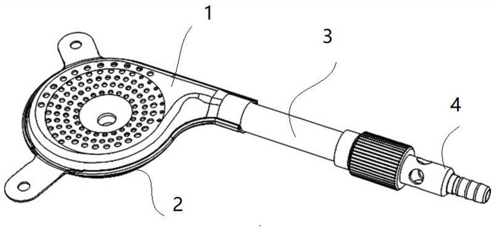 Combustor with low-vortex combustion feature