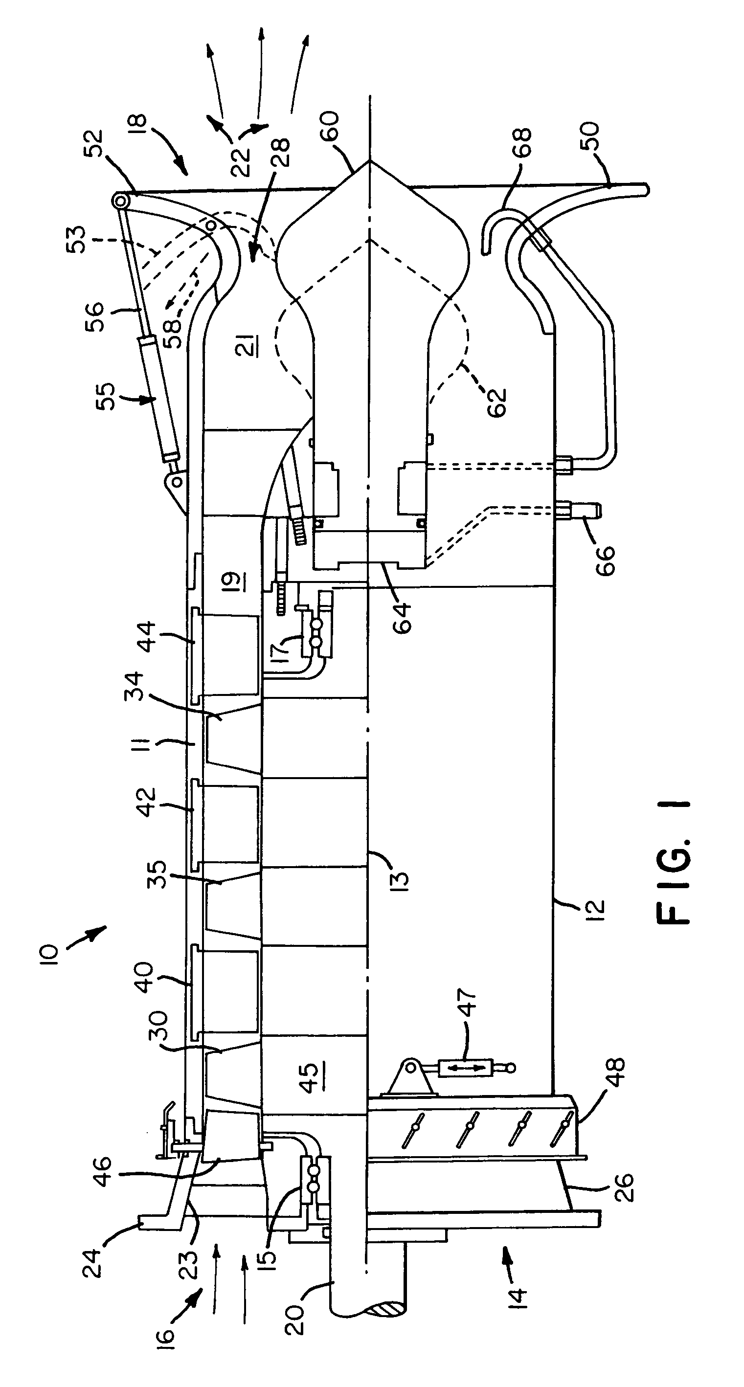 Axial flow pump or marine propulsion device