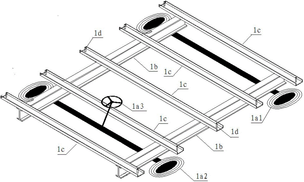 Detachable type movable scaffold platform