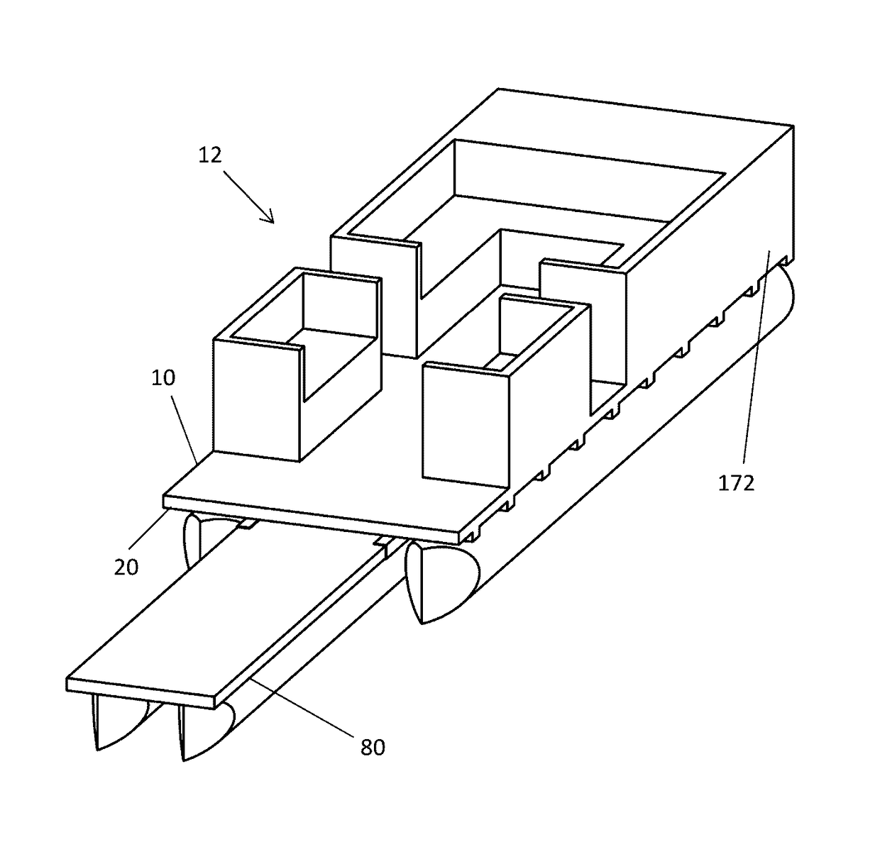 Extendable multihull boat