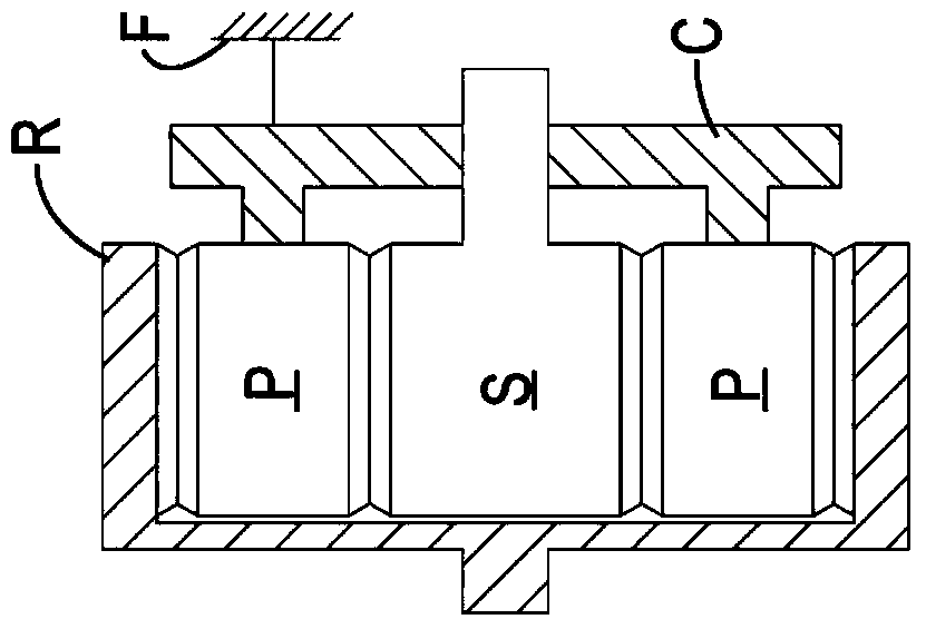 Gearbox and turbine engine with geared fan