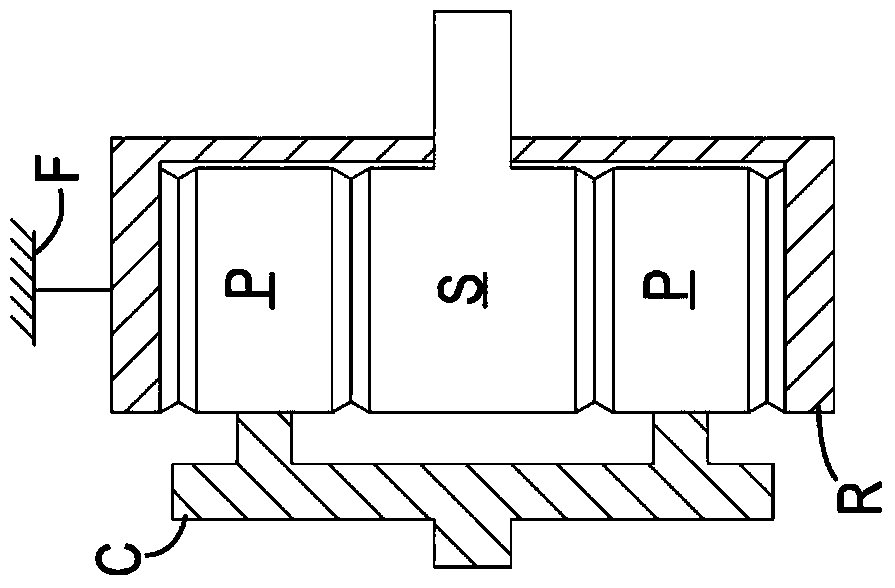 Gearbox and turbine engine with geared fan