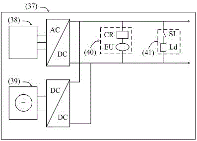 Method for coordinating and controlling power between series-connected micro-grid and micro-sources of series-connected micro-grid