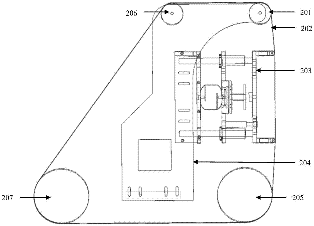 Position and pressure compensation device, method and grinding machine using the device