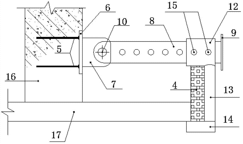 Construction method for preventing retreat of pipe pushing machine and pipe joints