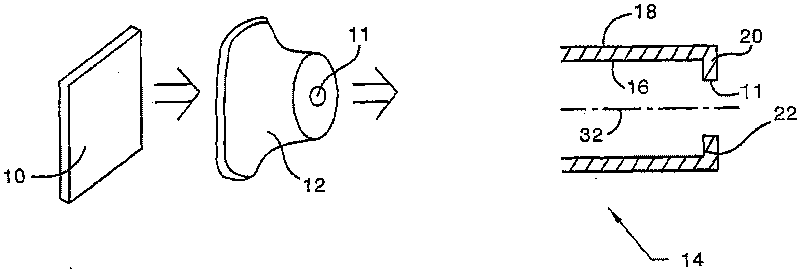 Method of forming a one piece component