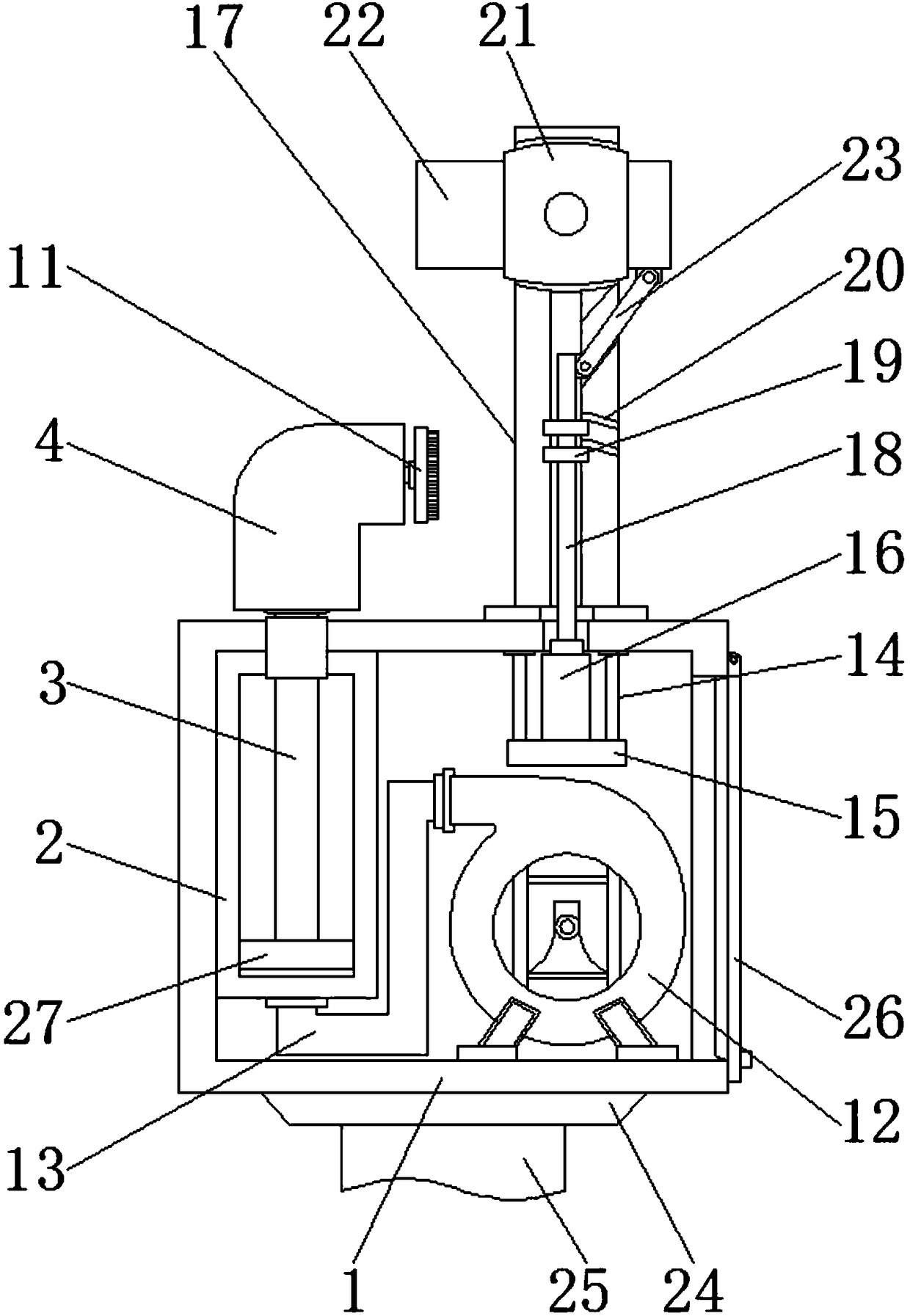 Monitoring camera capable of achieving self-cleaning