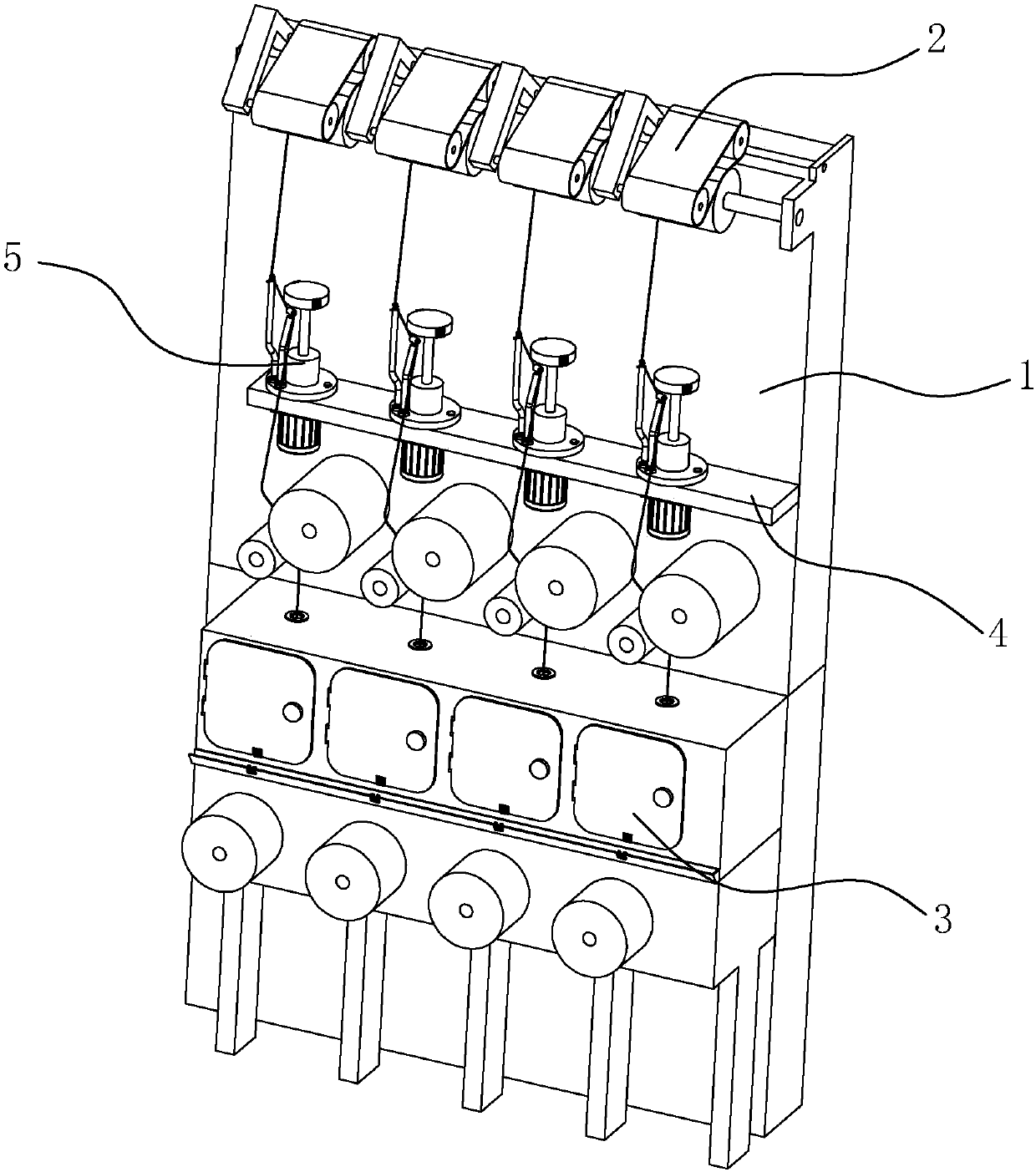 Fluffing device of spinning frame