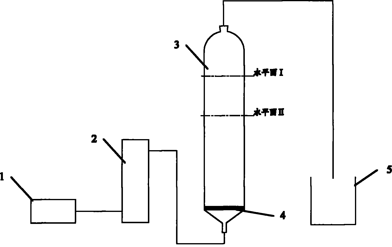 Method for processing waste water generated by water jet abrasives