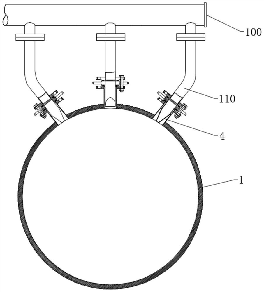 Anchor chain cleaning device and ship