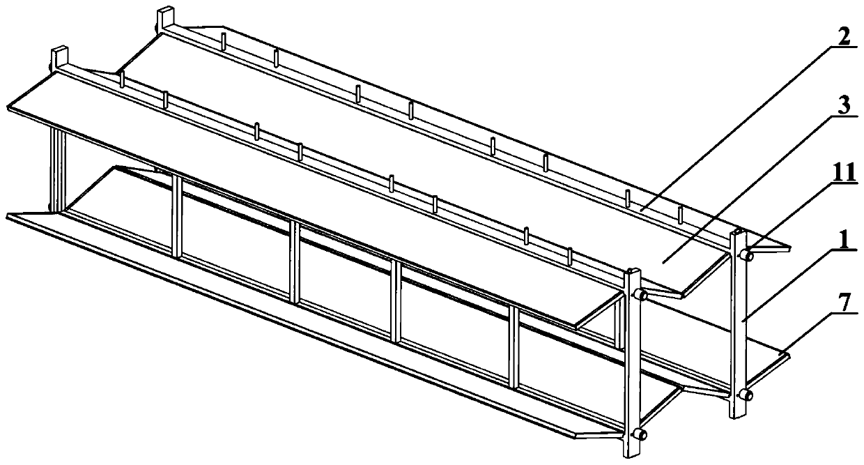 Top-and-bottom double-sided overconstrained motion type foldable house