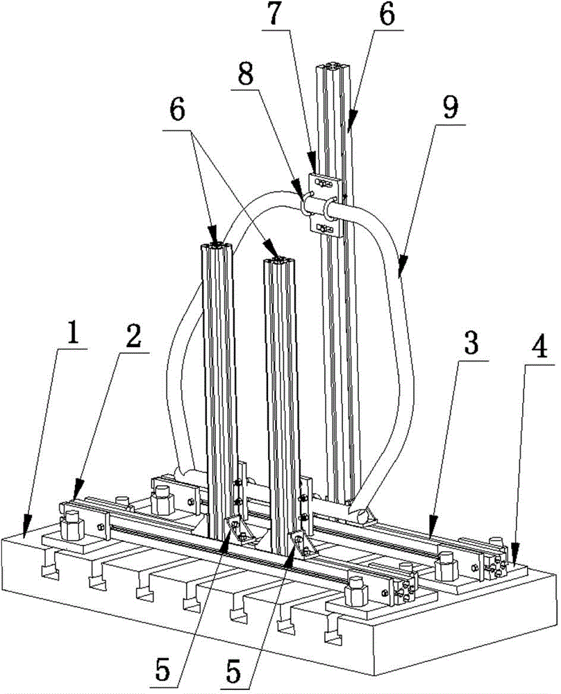 Racing automobile frame welding jig