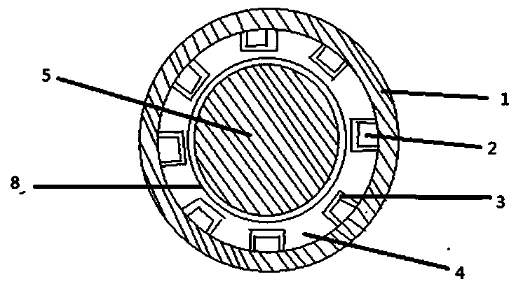 Steel wire rope magnetic memory on-line detection device