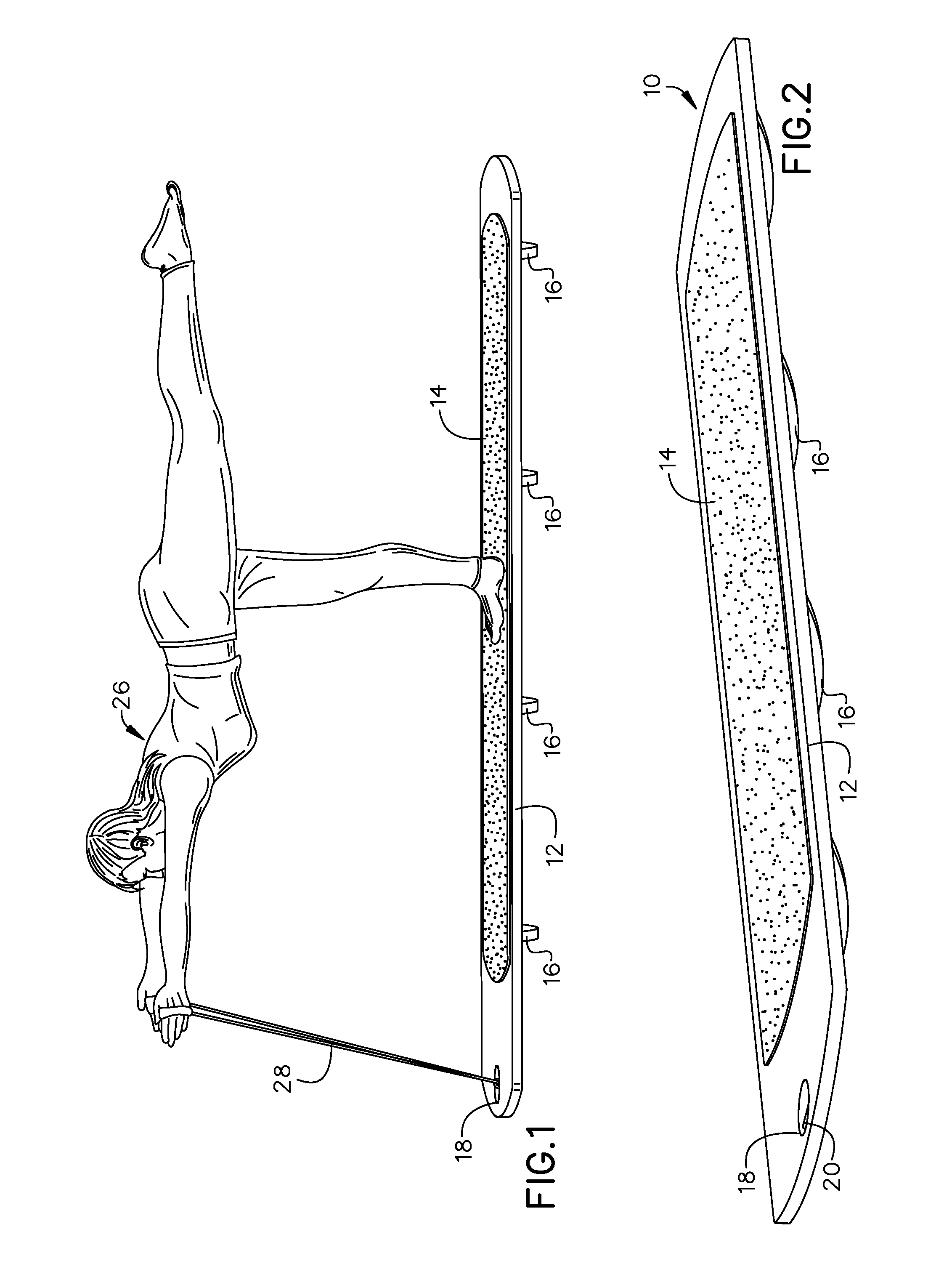 Excercise balancing board