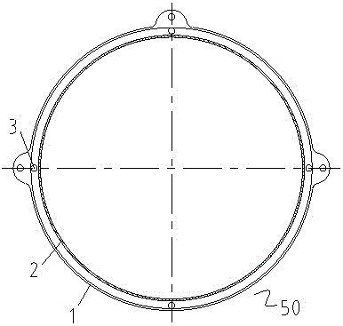 Washing machine with micro ring and eccentricity testing method