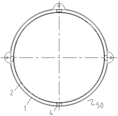 Washing machine with micro ring and eccentricity testing method