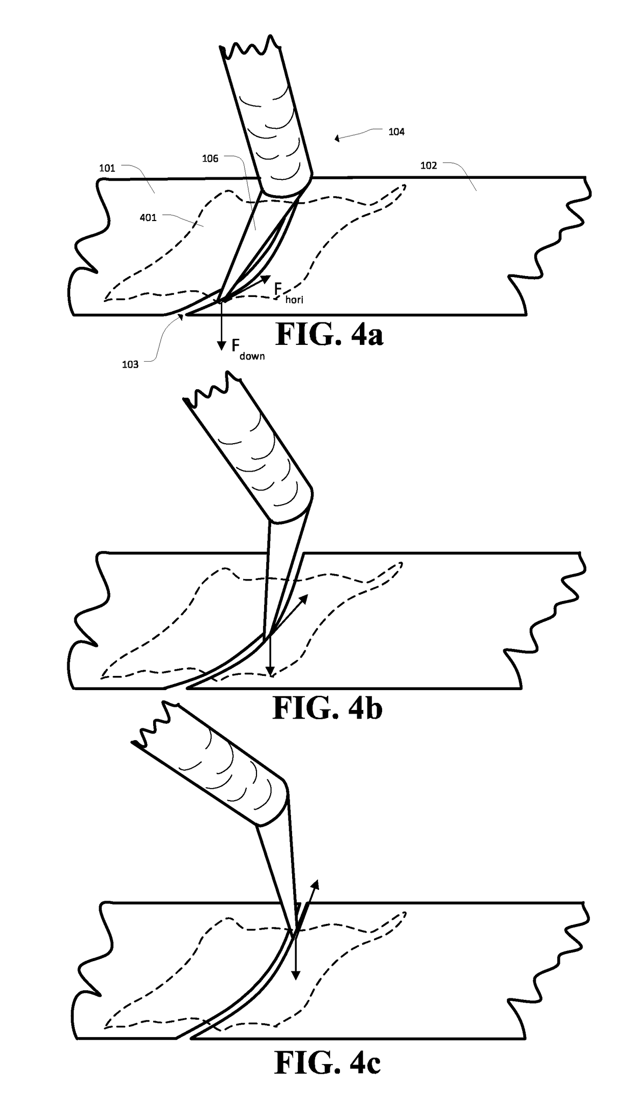 A conveyor system with a knife for cutting food items into smaller food items