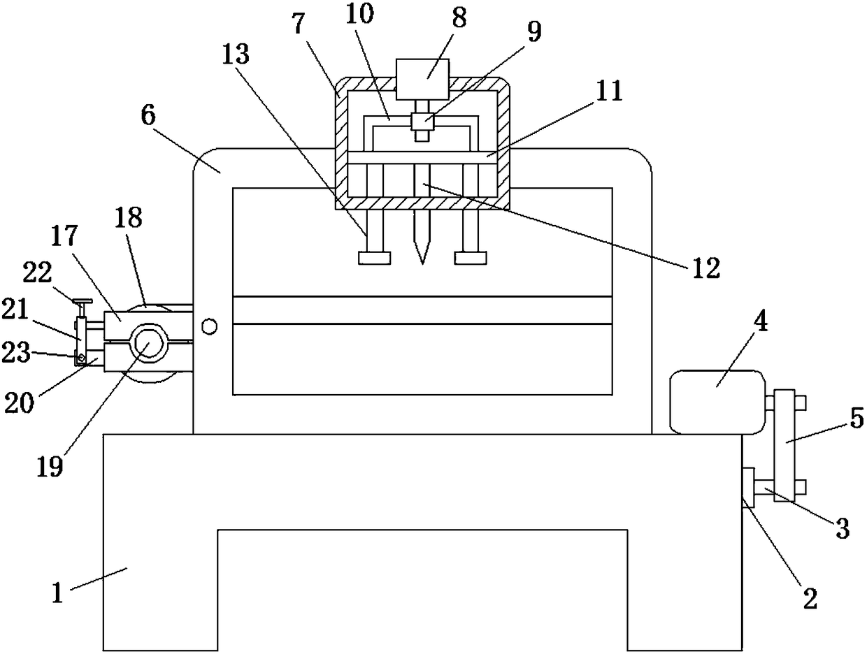 Textile fabric tailoring device with convenience in receiving rolling wheels